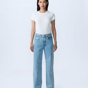 SLVRLAKE Grace Jeans - Time To Go Wash size 27